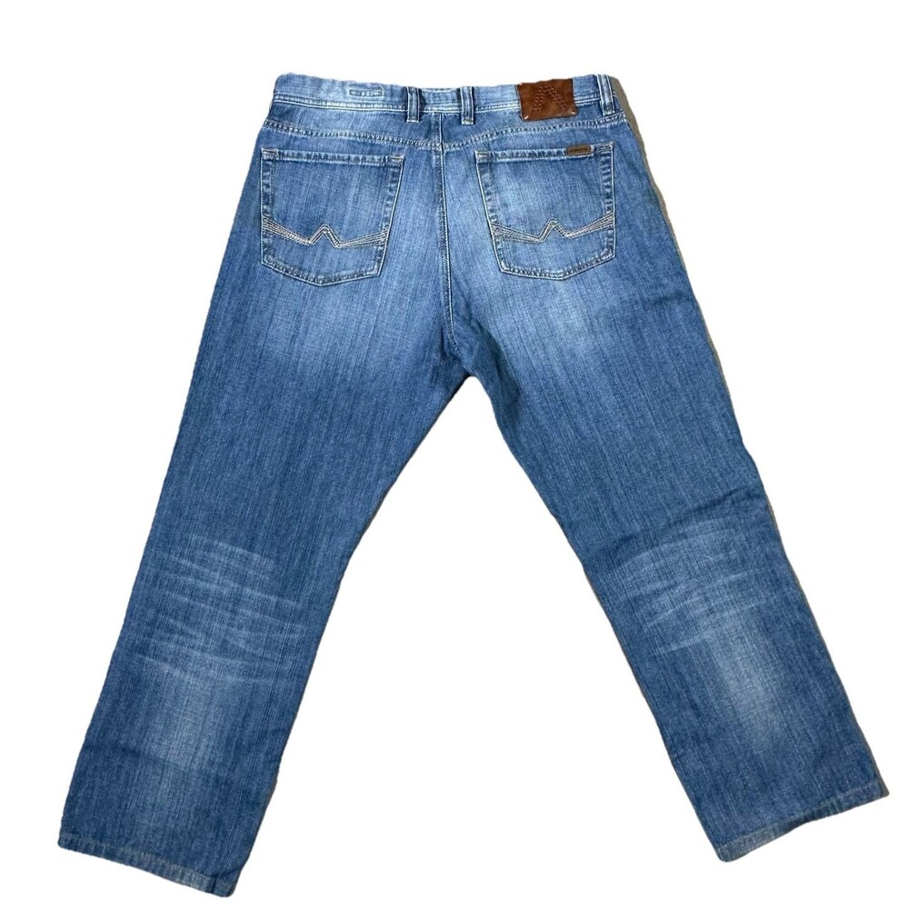 Alberto Jeans Men’s 38x34 Lightweight Denim Modern Fit Stone